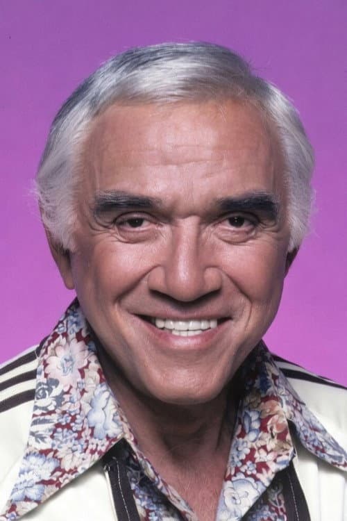 Lorne Greene as Cmdr. Adama in Battlestar Galactica