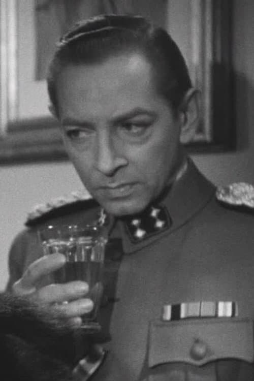 Harry Feist as Major Fritz Bergmann in Rome, Open City