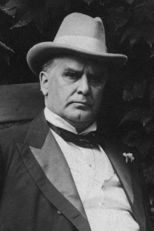 William McKinley as Himself in Washington, le président McKinley adressant son message au peuple